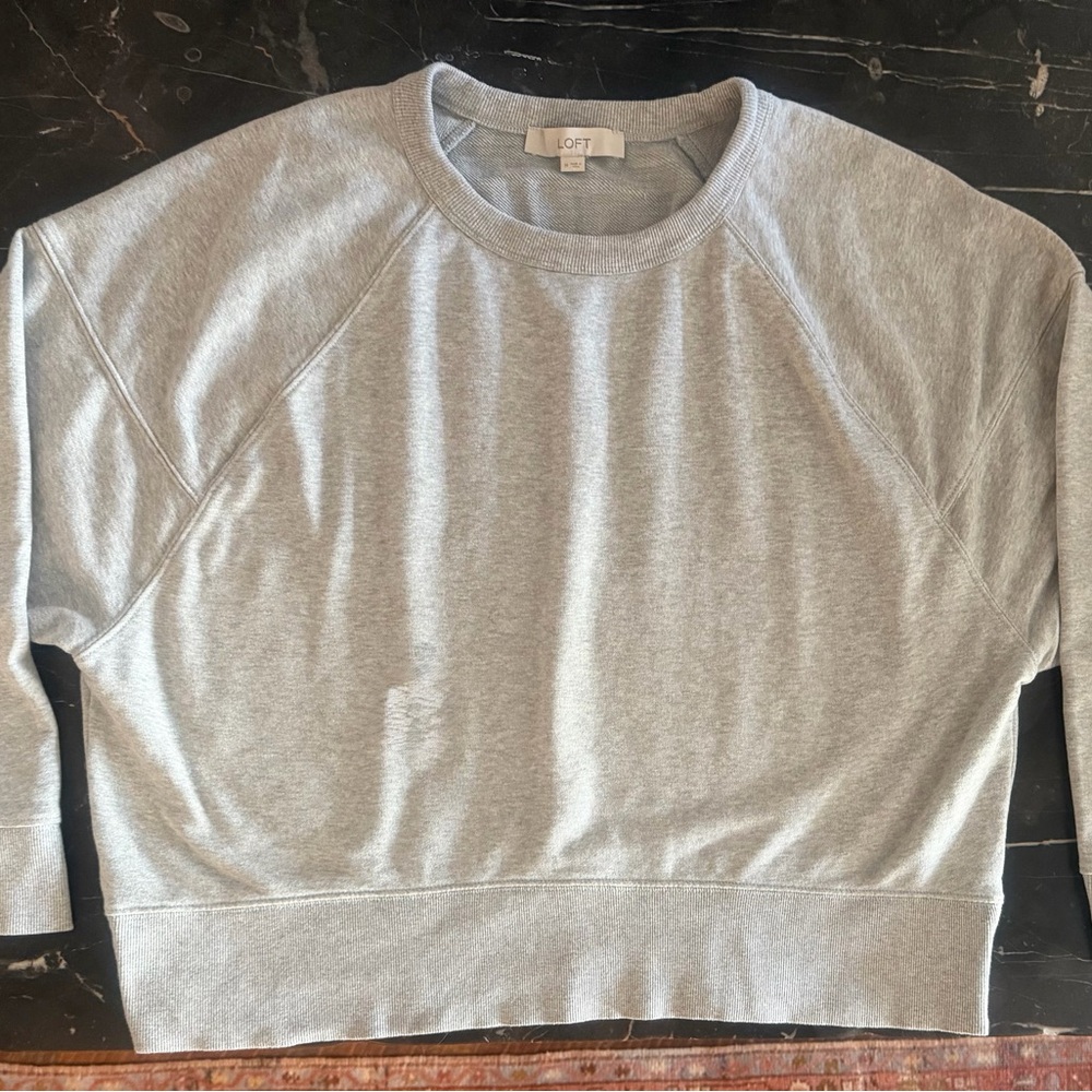 LOFT Heather Gray Women's Sweatshirt